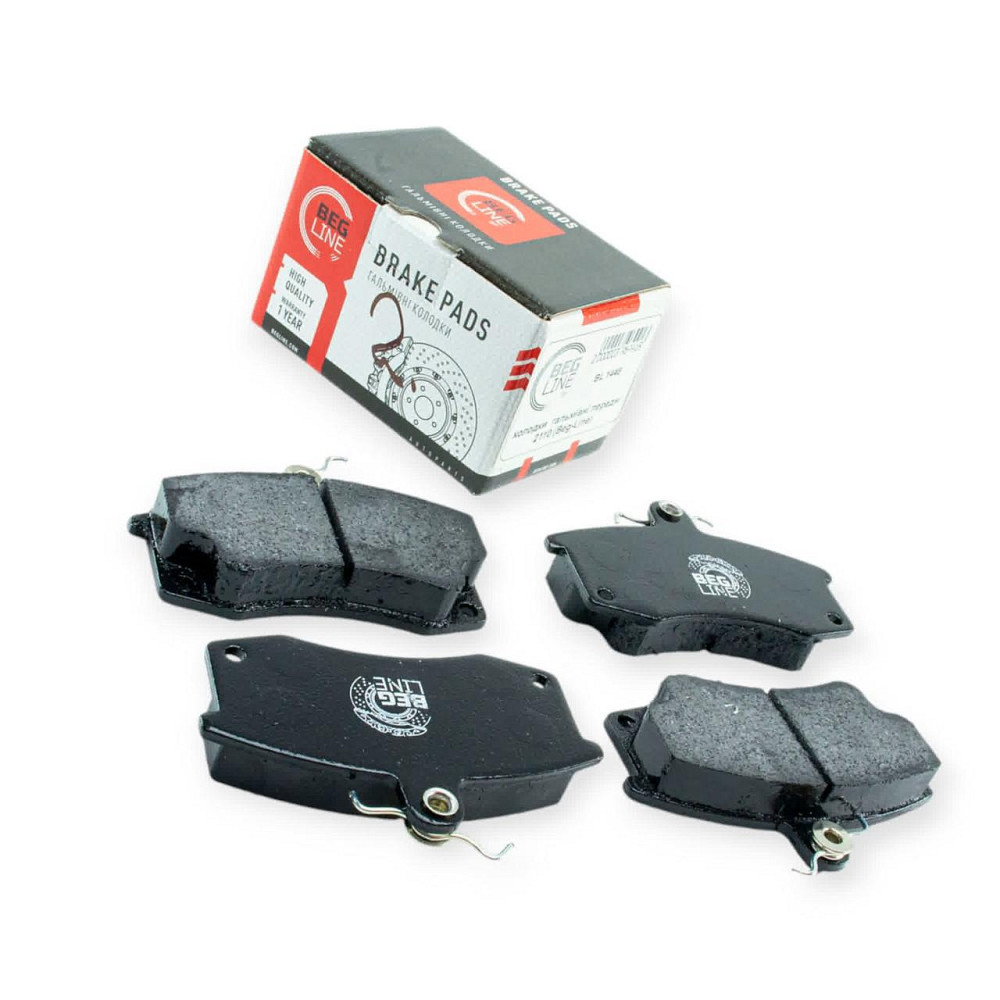 Колодки гальмівні 2110-2112, 1118-1119, 2170-2172, 2190 передні (к-кт 4 шт) механічний датчик Мукачево - фото 1