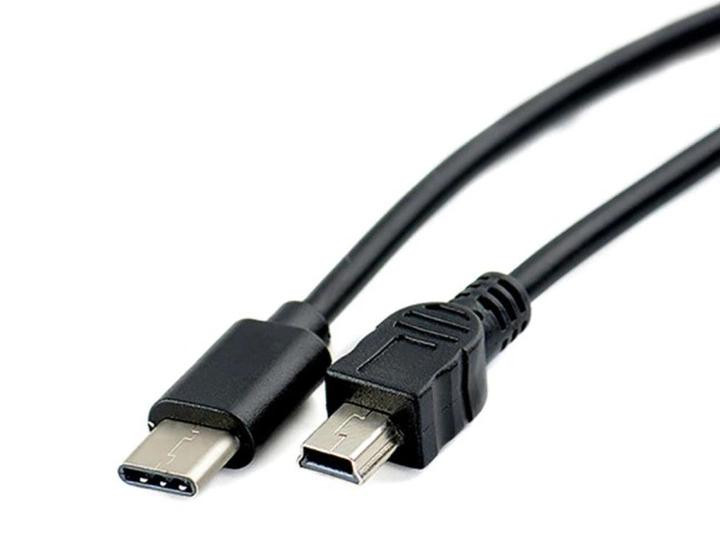 Кабель перехідник mini USB - Type C 0.5м Луцьк - фото 1