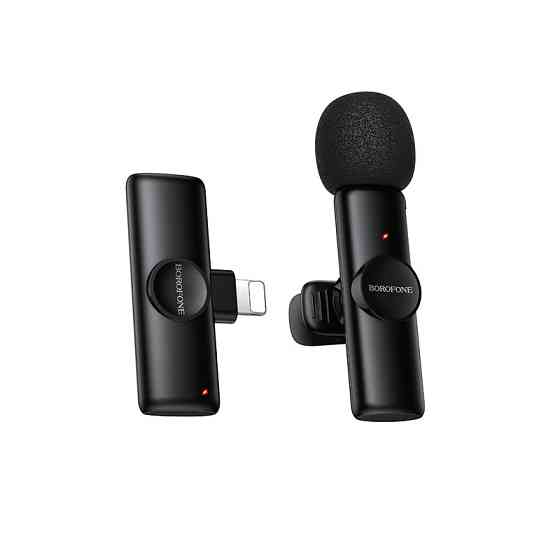 Бездротова мікрофонна система BOROFONE BFK16 Winner (Lightning) Black Одеса