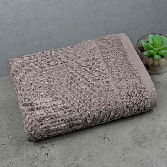 Полотенце махровое Уельс GM Textile 40х70см 500г/м2 (Шоколад) Сумы