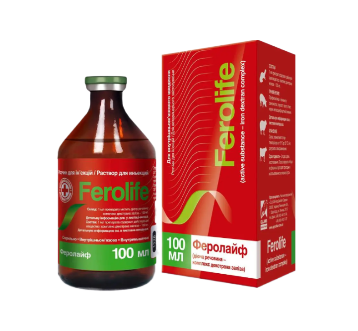 Феролайф 100 мл O.L.KAR. (залізо для тварин) Вінниця - фото 1
