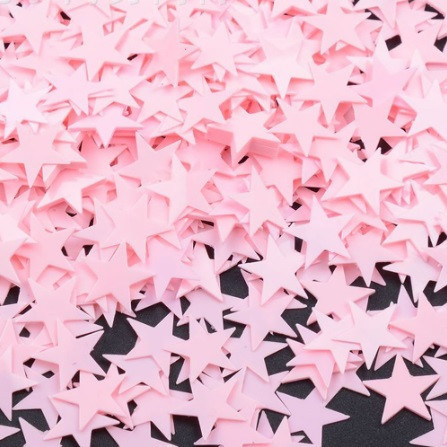 Конфетті Зірочки на свято жорсткі 15 г 1 см рожевий Київ - фото 1