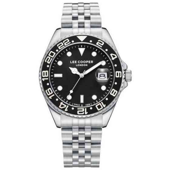 Годинник чоловічий наручний водонепроникний Lee Cooper Daytona (Чорний) Вінниця