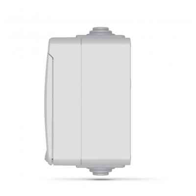 Розетка Videx BINERA IP65 зовнішня 1ая із заземленням сірка (BINERA IP65 наружная 1ая с заземлением сера) Вінниця