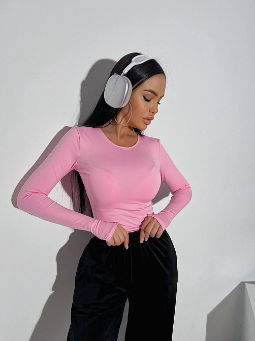 Жіночий базовий лонгслів із мікродайвінгу Барбі Одеса - фото 7