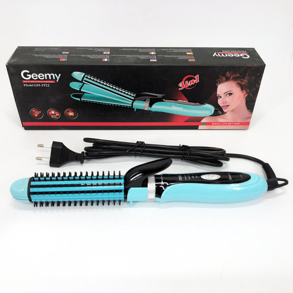 Плойка для створення гофре для волосся Gemei GM-2922 Багатофункціональні плойки волосся FE-13 Івано-Франківськ - фото 3