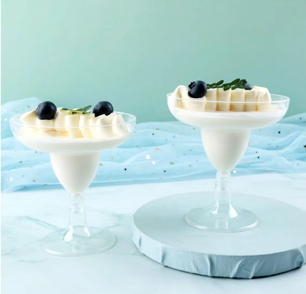 Набор бокалов для маргариты 150 мл, 10 шт, многоразовые, пластиковые, прозрачные для коктейлей с съёмной ножкой Каменец-Подольский - изображение 6