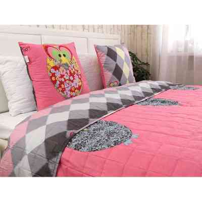 Подушка Руно декоративная "Owl Red" 50х50 см (306_Owl Red) Винница