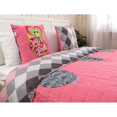 Подушка Руно декоративная "Owl Red" 50х50 см (306_Owl Red) Винница - изображение 3