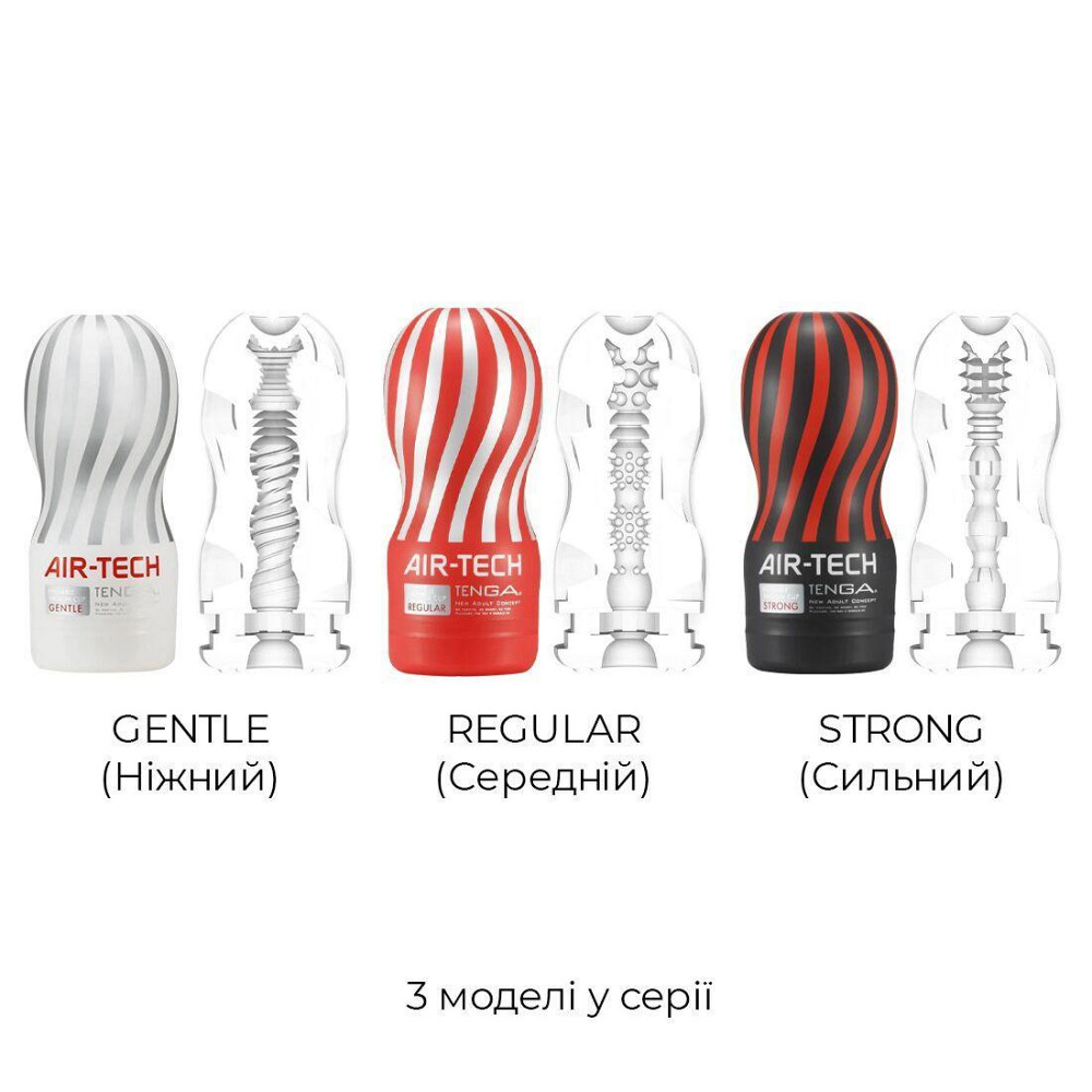 Мастурбатор Tenga Air-Tech Gentle, более высокая аэростимуляция и всасывающий эффект Sex Aura Киев - изображение 7