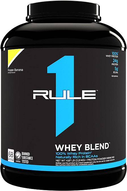 Протеин Rule One Whey Blend 2.27 kg (Frozen banana) Луцк - изображение 1