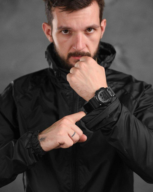 Куртка дождевик карман черная XXL Киев - изображение 6