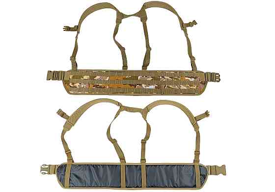 Розвантажувальний пояс тактичний (РПС) з комплектом підсумків (5 шт) Palianytsia Advanced Multicam Arid степовий Коломия