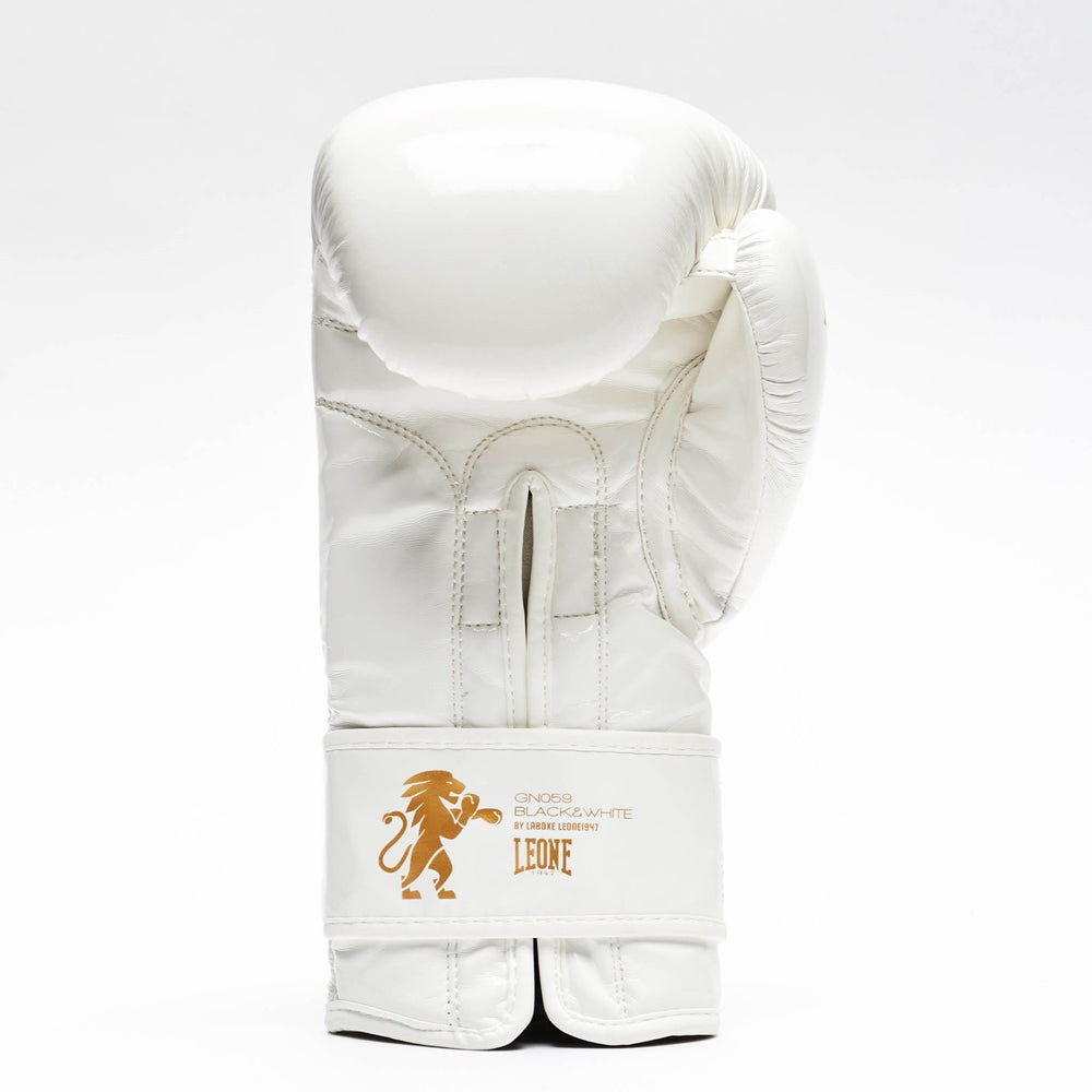Боксерські рукавиці Leone GN059W White/Gold 14 унцій (капу в комплекті) Кам'янське - фото 6