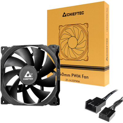 Кулер для корпуса Chieftec ZF-1425PWM Винница - изображение 5