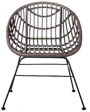 Садове крісло Palm Ротанг Сірий Київ