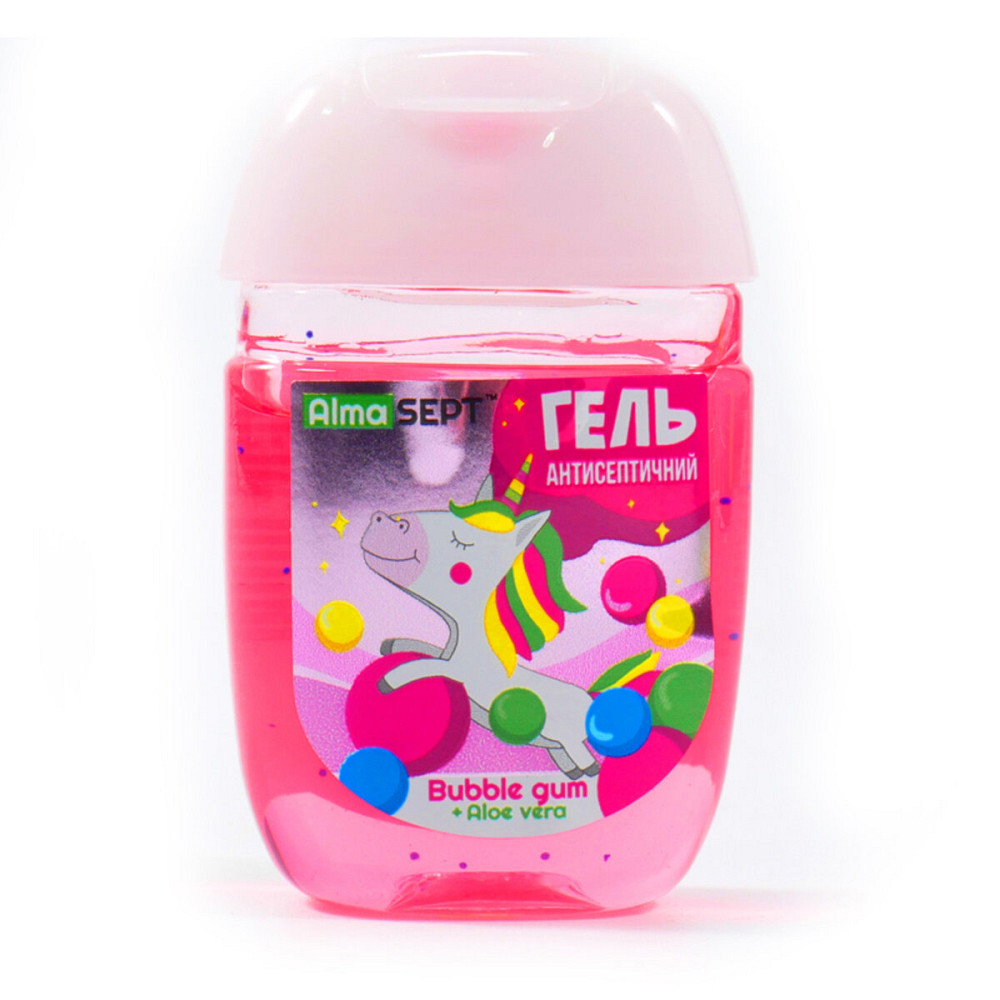 Антисептичний гель AlmaSept для рук Jungle Bubble gum Київ - фото 1
