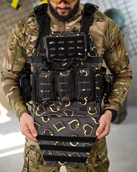 Плитоноска 4 быстрых сброса с напашником NETFLIX FIX ПП4638 Одесса - изображение 4