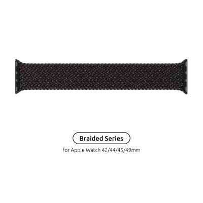 Ремешок для смарт-часов Armorstandart Braided Solo Loop для Apple Watch 49/46/45/44/42 (Series 1-3) Black Unity Size 10 (172 mm) (ARM64906) Винница