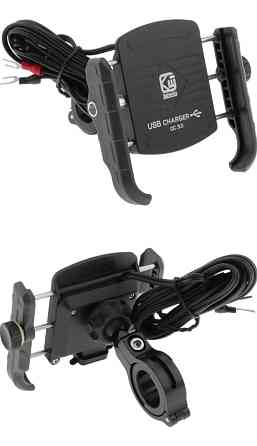 Швидка зарядка з алюмінієвого сплаву на мотоцикл Kewiq QC3.0 USB Луцьк