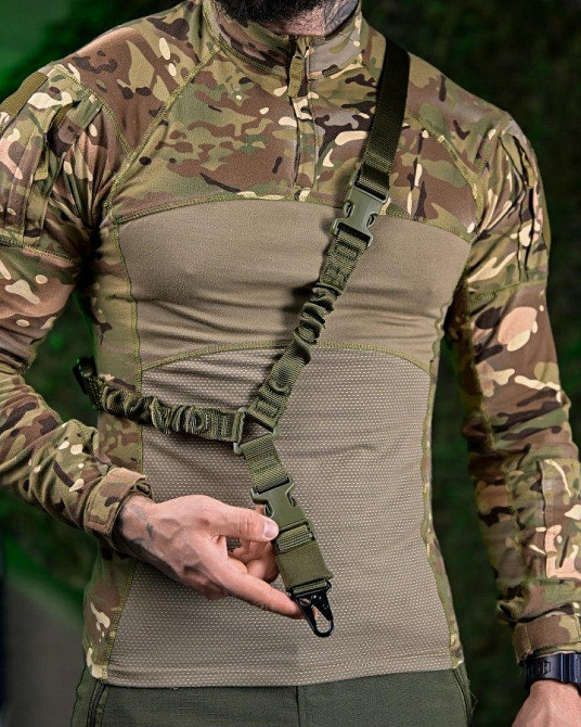 Ремінь для зброї/одноточкова олива ПП7607 Одеса - фото 1