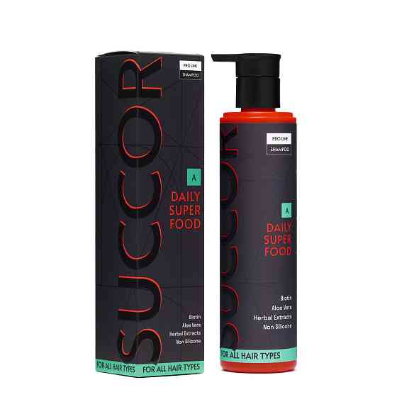Шампунь cуперфуд для щоденного використання Daily Superfood Shampoo Succor 250 мл Київ