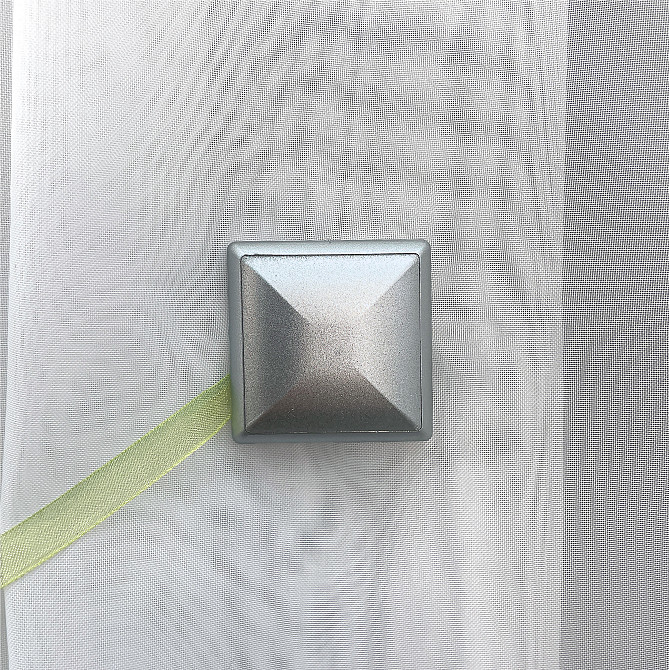 Магніти для штор і гардин Квадрат двосторонні набір 2 шт Оливковий з сірим (81-135) Київ - фото 5