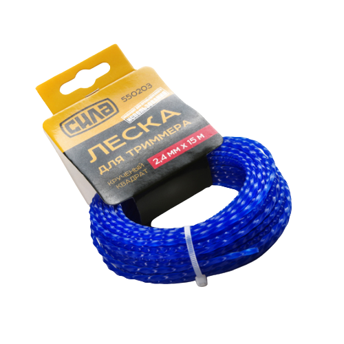 Ліска для тримера d2,0мм 15м зріз/кручений квадрат СИЛА Житомир - фото 1