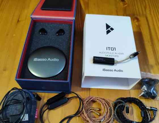 Навушники Комплект Ibasso підсилювач FiiO Bluetooth гарнітура. Київ