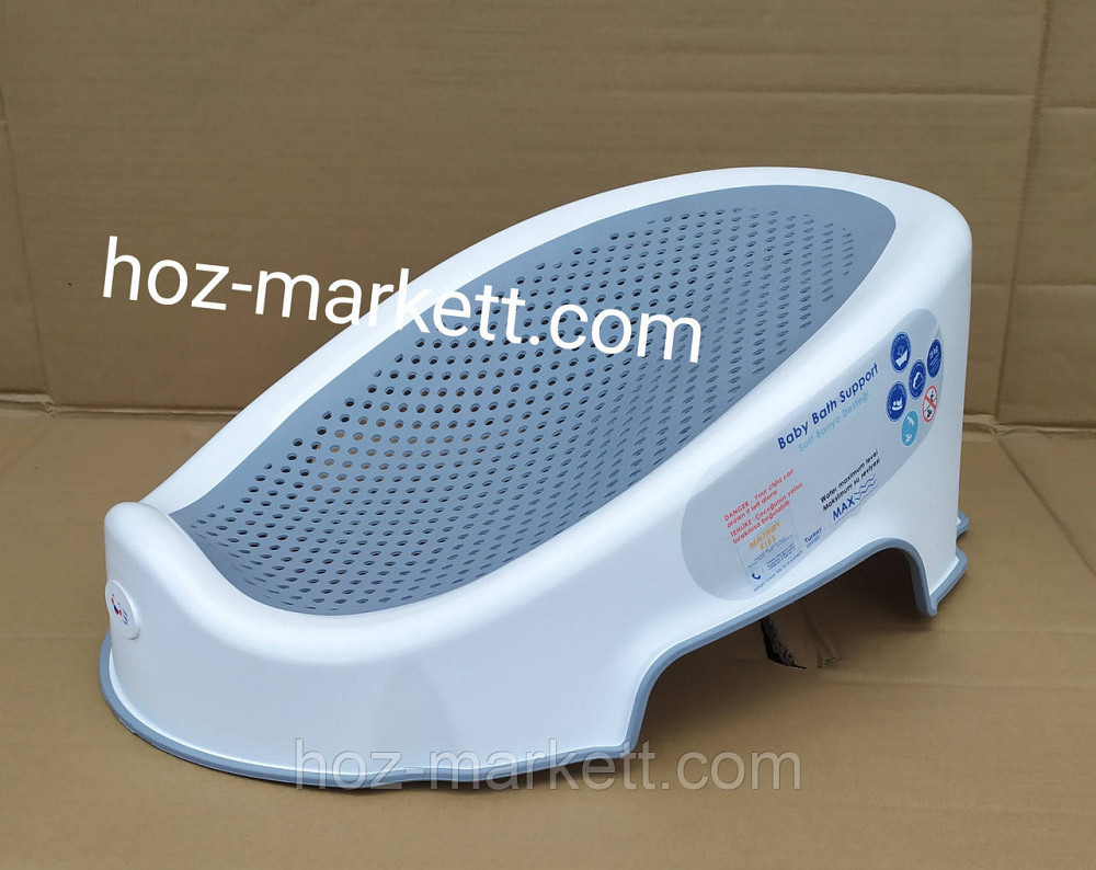 Підставка гірка у ванну для купання для дітей прогумована з м'якою сіткою Харків - фото 4