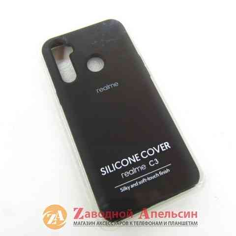 Realme C3 6i 5i силиконовый чехол Silicone Cover black Одесса