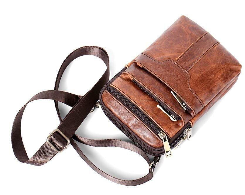 Сумка мужская Vintage 14724 Коричневая Киев - изображение 10