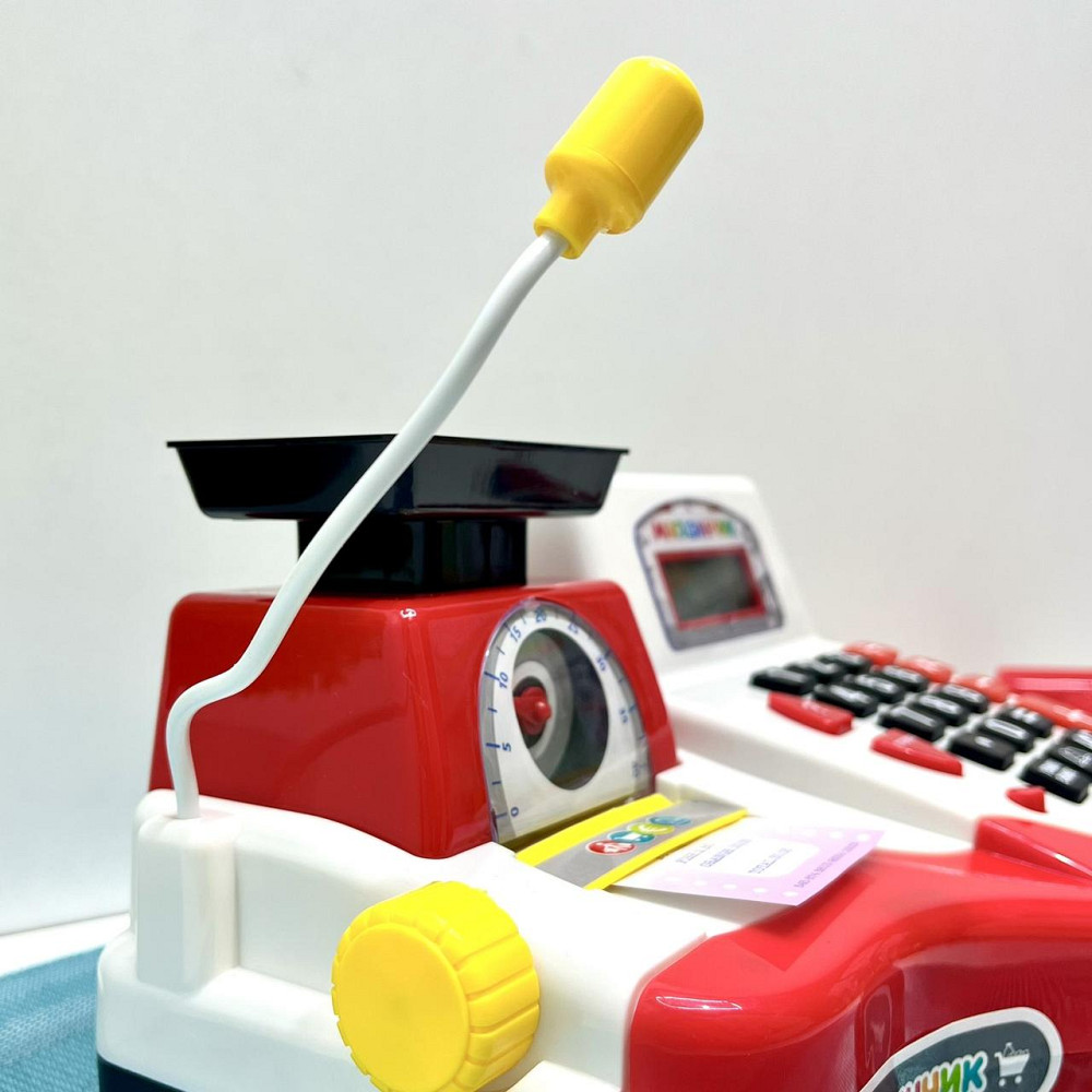 Дитячий ігровий касовий апарат Limo Toy з продуктами вагами Червоний (7162-1 UA) Чернигов - изображение 9