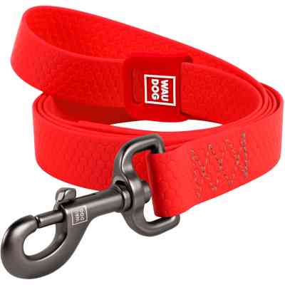 Повідок для собак WAUDOG Waterproof L-XXL Ш 25 мм Д 183 см червоний (27223) Вінниця
