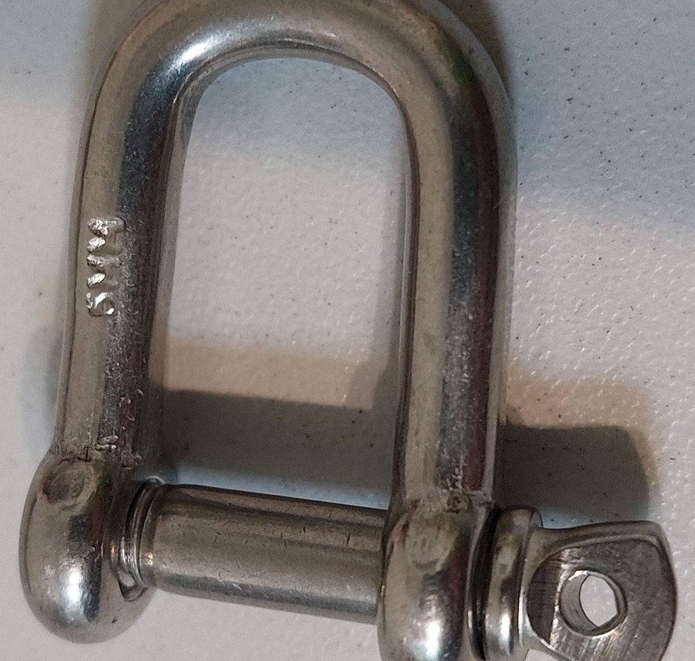 Такелажна скоба "GoralMet" typ-U з нержавіючої кислотостійкої сталі AISI 316 діаметром 6 мм Київ - фото 1