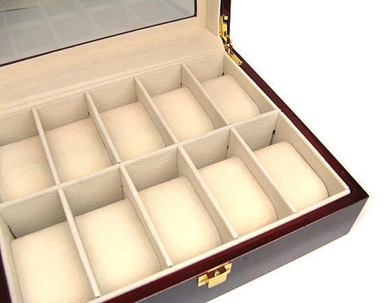 Скринька для годинника дерев'яна 10 відділень Rothenschild Київ - фото 3