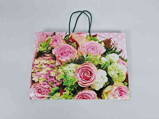 Паперовий великий горизонтальний пакет 36/22/10 (артBG-124) (12 шт.) Харків