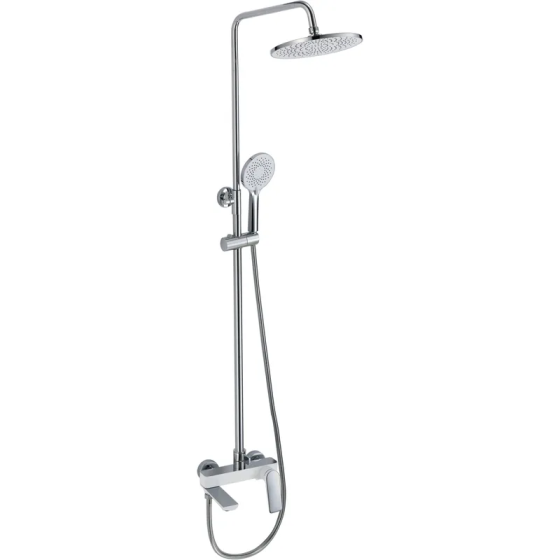 Душова колонна Mixxus Premium DERBY 009-J WHITE-CHROME зі змішувачем (MI6616) - надійне рішення для ванної Харків