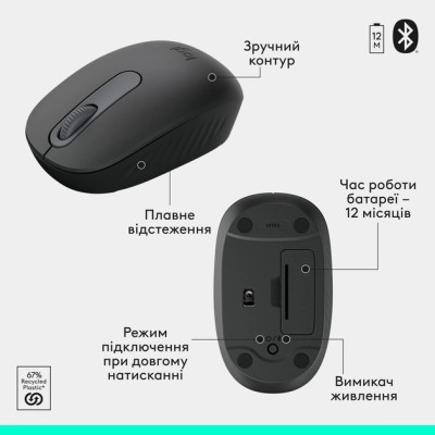Комплект Logitech MK250 Bluetooth UA Graphite (920-013823) Вінниця - фото 9