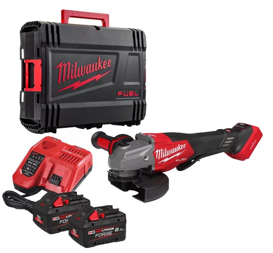 Шлифмашина угловая - болгарка аккумуляторная бесщеточная MILWAUKEE, M18 FHSAGO125VXPDB2-802X, 1700Вт диаметр 125мм (зарядный пристре Одесса - изображение 7