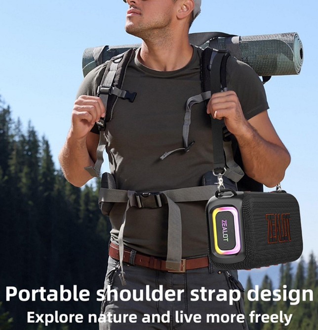 ZEALOT S85 Bluetooth колонка потужністю 50 Вт  потужна бездротова jbl Київ - фото 3