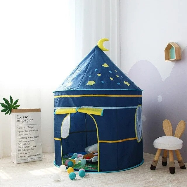 Дитячий ігровий намет Замок (135х105х105см),Синя SBR Київ - фото 4