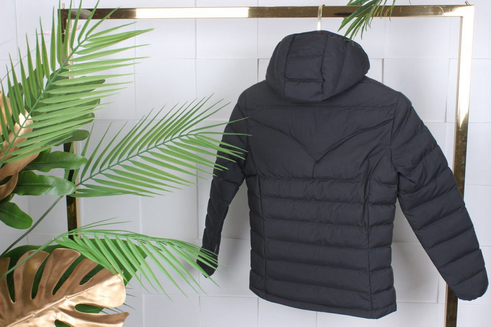 Демисезонная стеганая черная куртка для мальчика подростка на 9,10 лет Николаев - изображение 2