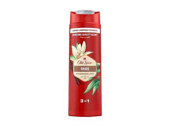 Гель-шампунь 400мл 2в1 Оазис З ароматом димної ванілі ТМ OLD SPICE Київ