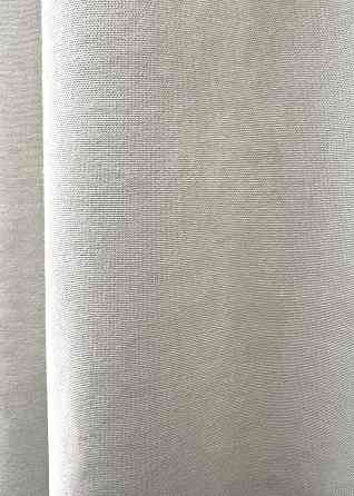 Комплект штор VR-Textil Мікровелюр Petek 150х270 2шт і Тюль 500х270 2019ш-1153т Тауп з білим 71-156/4 Київ