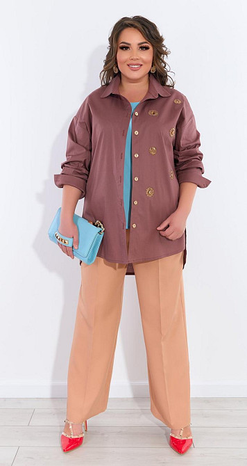 Костюм-трійка із сорочкою (48) Київ - фото 1