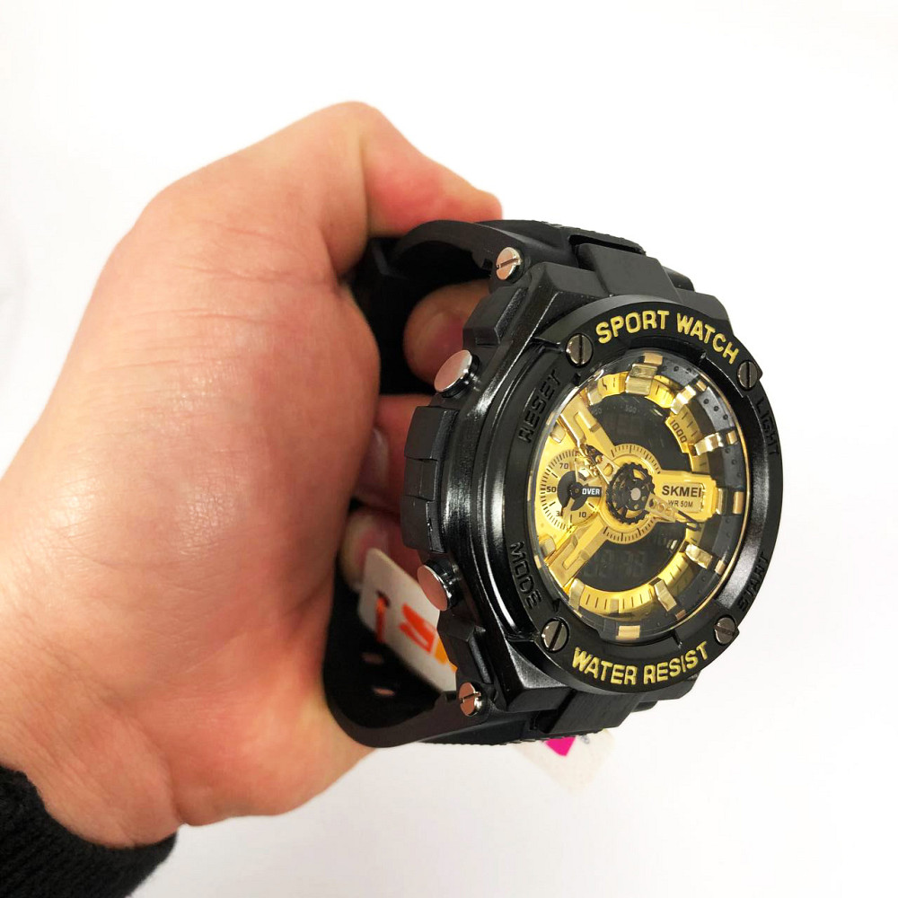 Рыбацкие часы SKMEI 2101BKGD, Практичные спортивные мужские часы Удобные для занятий спортом YG-83 Львов - изображение 8