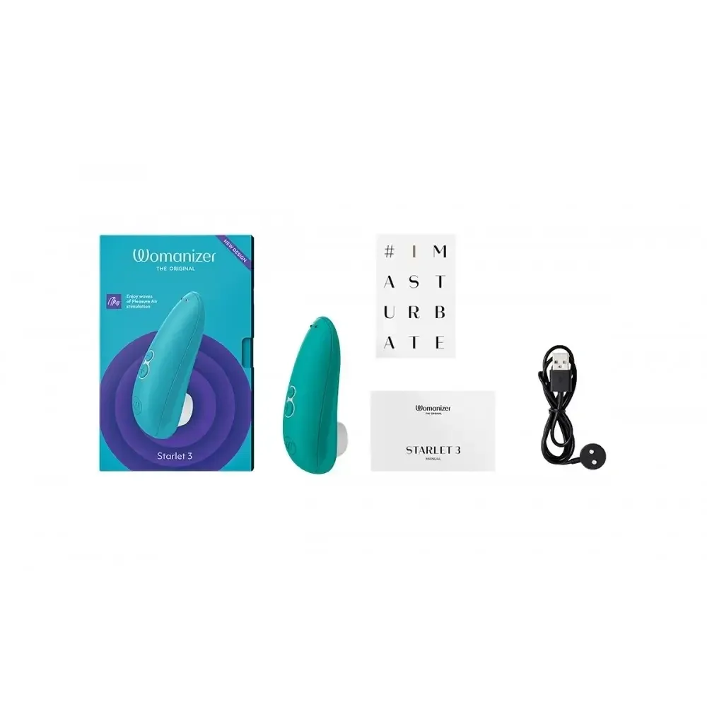 Вакуумный клиторальный стимулятор Womanizer Starlet 3 Turquoise Sex Aura Киев - изображение 9