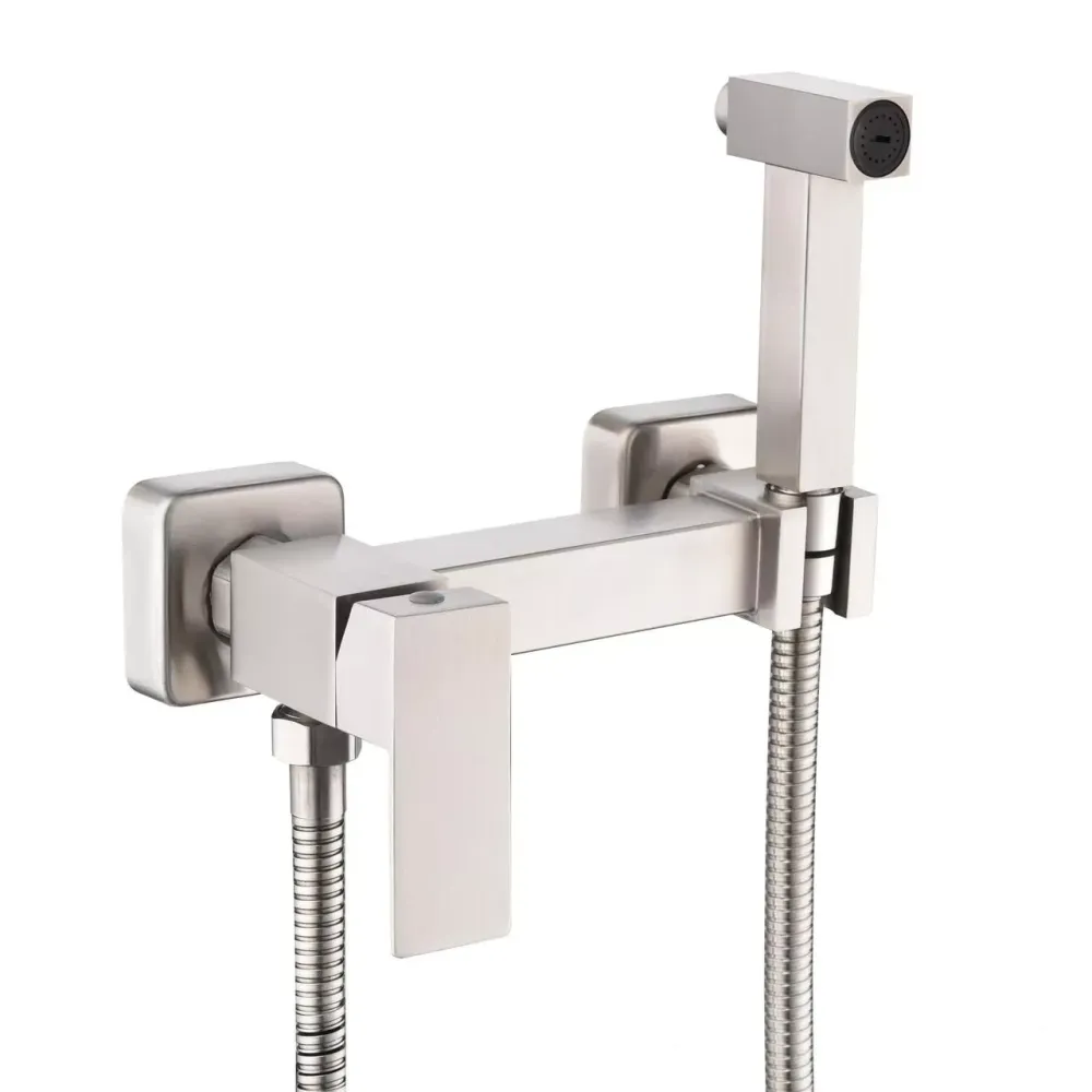 Набір для гігієнічного душу зі змішувачем WEZER PRO9A-02 SATIN Київ - фото 2