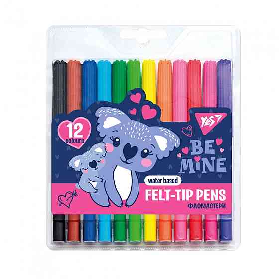 Фломастери " YES " 12 кольорів 650468 Koala, шт Київ